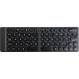 Wiwu Fmk-01 Mini Keyboard Katlanabilen Ultra Ince Bluetooth Klavye & Taşıma Çantası & Stand - Siyah