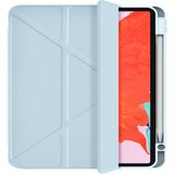 Wiwu iPad Pro 11 2022 M2 Wiwu 360° Dönebilen Standlı Magnetik Koruyucu Tablet Kılıfı Açık Mavi