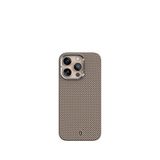Wiwu iPhone 16 Pro Kamera Standlı Aramid Fiber Magsafe Uyumlu Altın Telefon Kılıfı