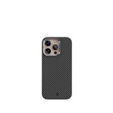 Wiwu iPhone 16 Pro Max Aramid Kevlar Magsafe Uyumlu Kamera Standlı Siyah Telefon Kılıfı