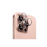 WIWU iPhone 16 Pro Max Uyumlu Safir Kamera Lens Koruyucu Wiwu LG-003 Lens Guard Rose Gold