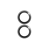 WIWU iPhone 17 Uyumlu LG-005 Falcon Anti Reflective Kamera Lens Koruyucu Gri