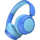 Wiwu Kulak Üstü Kablolu ve Bluetooth Bağlantılı Kulaklık Wiwu Ktd-02 Çocuklara Özel Bluetooth V5.3 Mavi