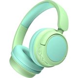 Wiwu Kulak Üstü Kablolu ve Bluetooth Bağlantılı Kulaklık Wiwu Ktd-02 Çocuklara Özel Bluetooth V5.3 Yeşil