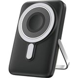 Wiwu LED Ekranlı Magsafe Powerbank Wiwu WI-P018 Elite Serisi Wireless Kablosuz Şarj 15W 10000MAH Siyah
