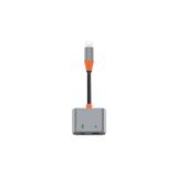 Wiwu LT08 Konuşma Destekli Lightning To 3.5 mm Aux Çevirisi Ses Adaptörü