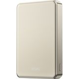 Wiwu P15-1 LED Işık Göstergeli Ultra Ince Pd 20W Kablosuz Powerbank 10000MAH 15W Titanyum-Gold
