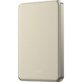 Wiwu P15 LED Işık Göstergeli Ultra Ince Pd 20W Kablosuz Powerbank 5000MAH 15W Titanyum-Gold