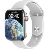 Wiwu SW01 Pro Lite Ios ve Android Uyumlu Spor Akıllı Saat IP68 Sertifikalı Gümüş - 49 mm