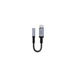 Wiwu Type-C To 3.5mm Aux Çevirici Ses Adaptörü Wiwu WI-C047 Legend Serisi 15CM Siyah