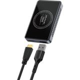 Wiwu WI-CP004 HDMI Girişli Bölünmüş Ekran Özellikli Carplay Wireless Adaptör Dual Wifi 2.0 Siyah