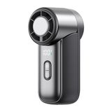 Wiwu WI-FS018 Ice Core Mini Serisi Dijital LED Göstergeli Portatif Soğutucu El Fanı Siyah