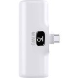 Wiwu WI-P017 Capsule Serisi Type-C Portlu Powerbank - Beyaz