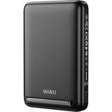 Wiwu WI-P043 LED Işık Göstergeli Standlı Taşınabilir Magsafe Wireless Powerbank 10.000 mAh 15W Siyah