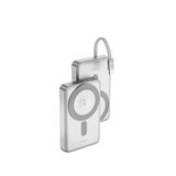 Wiwu Wi-p056 Wireless Ve Pd Hızlı Şarj Özellikli Magsafe Uyumlu 10000mah Powerbank 15w - Gri