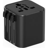 Wiwu WI-UA005 Çoklu Universal Tr/us/uk/aus/eu Uyumlu Seyahat Şarj Adaptörü 2500W Siyah