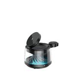 Wiwu Wi-w039 5in1 Kablosuz Şarj Standı Ambiyans Işıklı Bluetooth Hoparlör 15w - Siyah