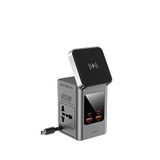 Wiwu Wi-w040 Gan 65w 8in1 Telefon Saat Ve Kulaklık Şarj İstasyonu - Gri