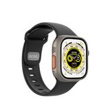 Wiwu Wi-wb0201 Comf Secur Apple Watch Ultra Uyumlu Silikon Akıllı Saat Kordon - Siyah