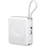 Wiwu XF17 Mag Plus Serisi M-Safe Şarj Özellikli 3in1 15W Taşınabilir Powerbank 10.000MAH Beyaz
