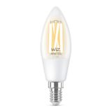 Wiz 40W Sarı-Beyaz Ambiyans E27 Şeffaf Cam Akıllı Filament Ampul (C35)