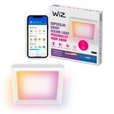 Wiz Beyaz Akıllı Sıva Üstü RGB 12W Kare Panel Tavan Armatürü