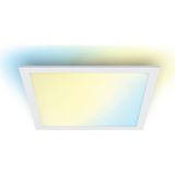 Wiz Panel Tavan Lambası Ayarlanabilir Beyaz, Kısılabilir, 1000 Lm, Sıcak Ila Soğuk Beyaz, Kare, Wi-Fi Üzerinden Uygulama/ses ile Akıllı Kontrol, Beyaz - 00-Beyaz