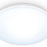 WiZ Panel tavan lambası ayarlanabilir beyaz, kısılabilir, 1000 lm, sıcak ila soğuk beyaz, kare, Wi-Fi üzerinden uygulama/ses ile akıllı kontrol, beyaz