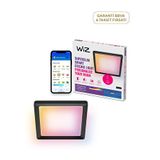 Wiz Siyah Akıllı Sıva Üstü RGB 17W Kare Panel Tavan Armatürü