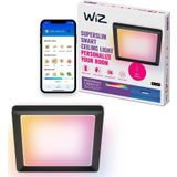 Wiz Siyah Akıllı Sıva Üstü RGB Kare Panel Tavan Armatürü 12W