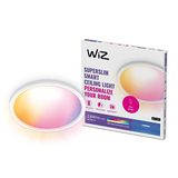 Wiz SuperSlim 22W RGB Akıllı Led Yuvarlak Panel Tavan Armatürü Beyaz Sıva Üstü 42 CM 2600 Lumen