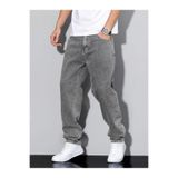 Wkm Denim Erkek Baggy Fit Casual Denim Pantolon