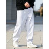 Wkm Erkek Casual Baggy Denim Jean Kot Pantolon - 36 - Beyaz