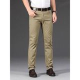 Wkm Erkek Regular Fit Non-Denim Kot Pantolon 5 Cepli Kahverengi Pamuklu Gabardin - 38 - Yeşil