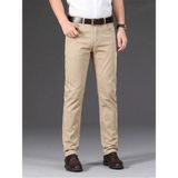 Wkm Erkek Regular Fit Rahat Kesim Non-Denim Kot Pantolon - 33 - Krem