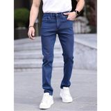Wkm Erkek Slim Fit Casual Likralı Kot Pantolon - 34 - Lacivert