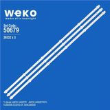 Wkset-5679 36532X3 Kj395d06-Zc22ag-04 303Kj395039 3 Adet Led Bar (Tvnizi Açıp İçindeki Led Barla Birebir Aynısı Olduğunu Görmeden Almayınız. Sonrasında İade Almamaktayız.)