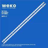 Wkset-6087 36879X2 Gj-2K17 Csp-315 Pıtch 109 01T38-1 2 Adet Led Bar (Tvnizi Açıp İçindeki Led Barla Birebir Aynısı Olduğunu Görmeden Almayınız. Sonrasında İade Almamaktayız.)