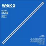 Wkset-6780 37435X1 37436X1 Ssc_y22_65qned80_boe_90led_a/B 2 Adet Led Bar (90Led) (Tvnizi Açıp İçindeki Led Barla Birebir Aynısı Olduğunu Görmeden Almayınız. Sonrasında İade Almamaktayız.)