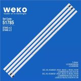 Wkset-6785 37445X2 37446X2 Ssc_y22_75qned80_boe_66led_a/B 4 Adet Led Bar (66Led) Blue (Tvnizi Açıp İçindeki Led Barla Birebir Aynısı Olduğunu Görmeden Almayınız. Sonrasında İade Almamaktayız.)
