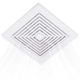 WKZO 9x9 97011723 banyo tavan vantilatörü ızgarası, yaylı, kare tavan veya duvara monte egzoz fanı için yedek parçalar, 663, 670, 671, 675, 688, 689 havalandırma fanı, plastik kapak, beyaz