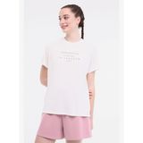 WL MIRUNA 11MS450 5FX Ekru Kadın Kısa Kol T-Shirt