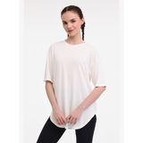 WL ROSA 11LYG15 5FX Ekru Kadın Kısa Kol T-Shirt