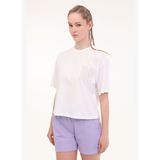 WL YASHI 11F213 5FX Beyaz Kadın Kısa Kol T-Shirt