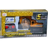 Wll Seri 5 Uzaktan Kumandalı 1:24 Ölçekli Paletli Kepçe 680c2 Çok Renkli