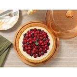 WLLN Swan Kek Fanusu 29 cm Amber - Bronz