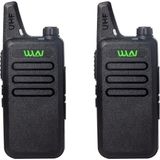 Wln PMR446, Açık Alanda 15 Km, Gelişmiş Şarj Edilebilir, Lisanssız Telsiz, Geniş Menzilli, Masa Şarj Cihazı, 2'li Paket - İkili Paket