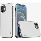 Wlons iPhone 12 Uyumlu Kılıf Mat Arka Yüzey Stil Sert Wlons Hill Kapak - Beyaz