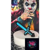 WLS Studio Minecraft Elmas Kılıç Figür | Organik | Yeni Nesil Oyuncak 12CM