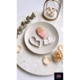 WLS studio Uyuyan Bebek Kurabiye Kalıbı ve Hamur Kesici - Baby Shower Mevlüt Şekeri Pratik Hamuru Kalıbı